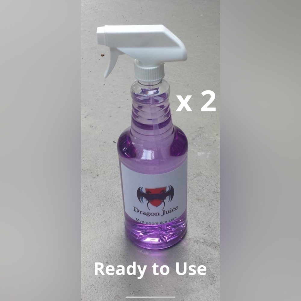 Dragon Juice all natural Liquid soap
2 - 32oz spray containers (1/2 gall…🐉